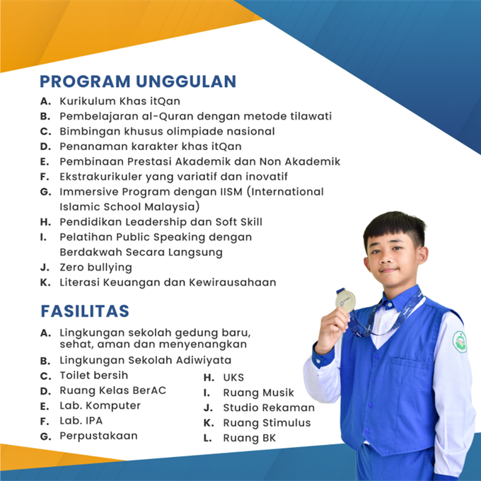 Brosur SMP Sekolah Itqan